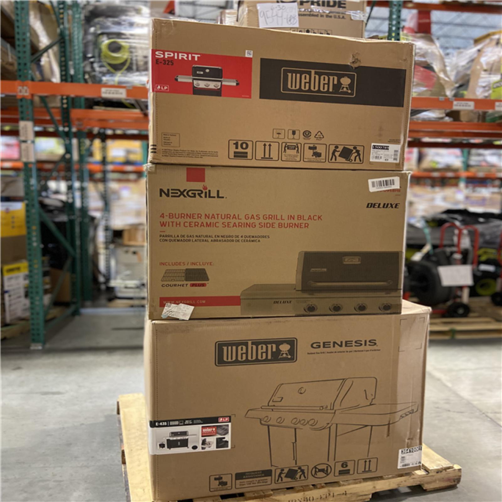 DALLAS LOCATION - MIXED GRILL PALLET - (3 UNITS)