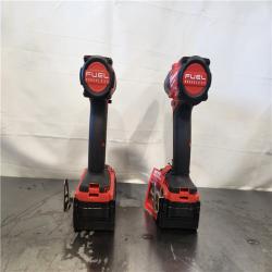 AS-IS- Milwaukee  FUEL 18V Lithium-Ion Brushless Cordless Hammer Drill and Impact Driver Combo Kit