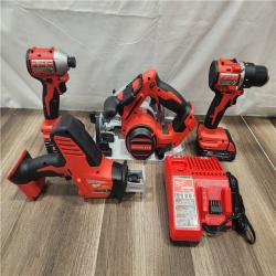 AS-IS- Milwaukee M18 4-Tool Combo Kit