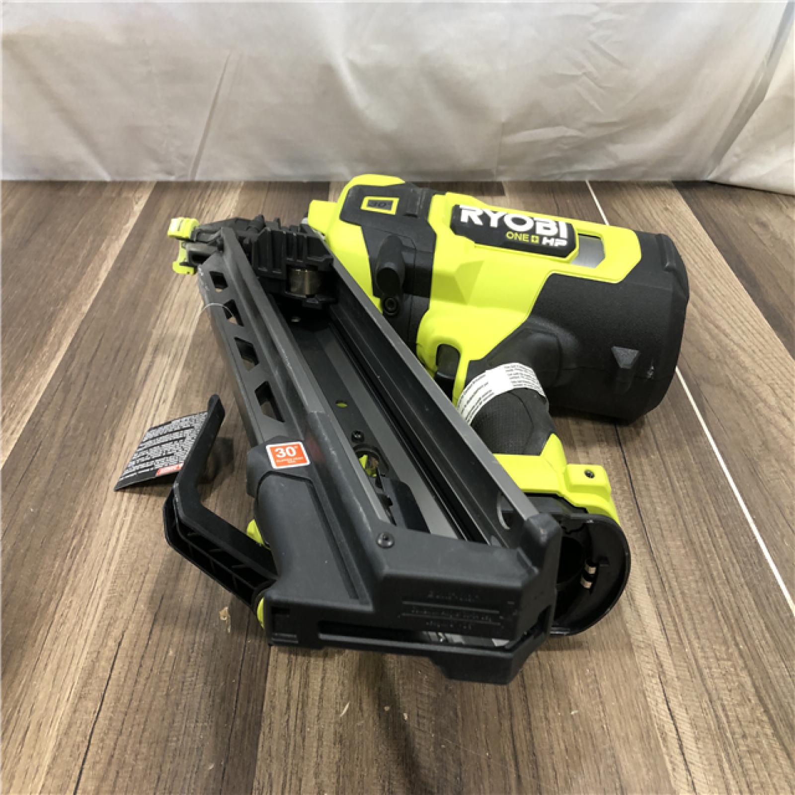 AS-IS RYOBI ONE+ HP 18V Brushless Cordless AirStrike 30° Framing Nailer (Tool Only)