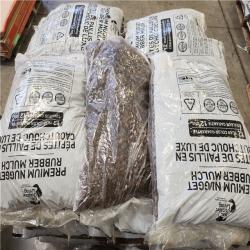 Phoenix AS-IS IMC Outdoor Loving Brown Rubber Playground and Landscape Mulch   35 Bags