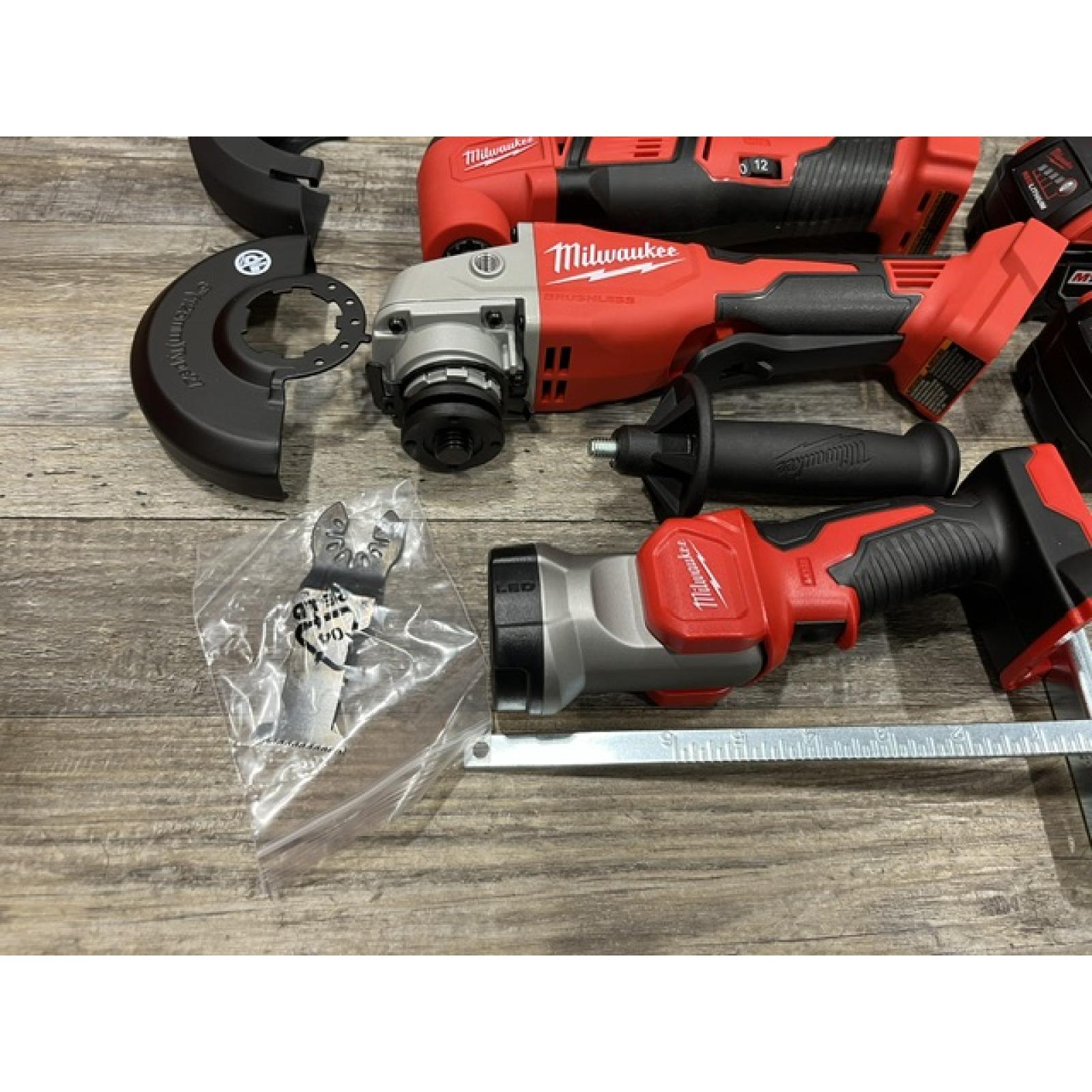 AS-IS Milwaukee 18-Volt Lithium-Ion Cordless (6-Tool) Combo Kit