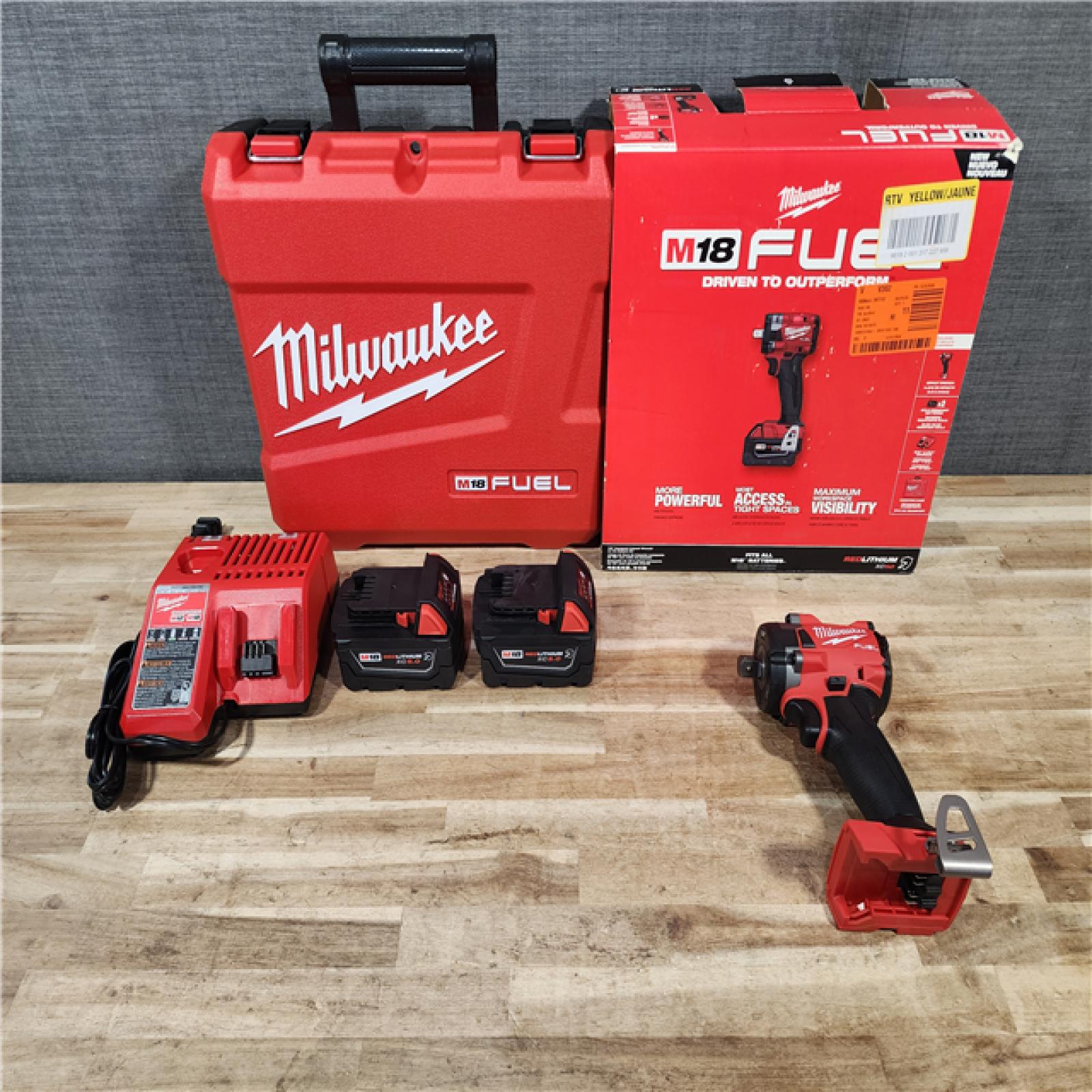 HOUSTON LOCATION - AS-IS (APPEARS LIKE NEW) 18V Brushless Compact Impact Wrench with Friction Ring Kit