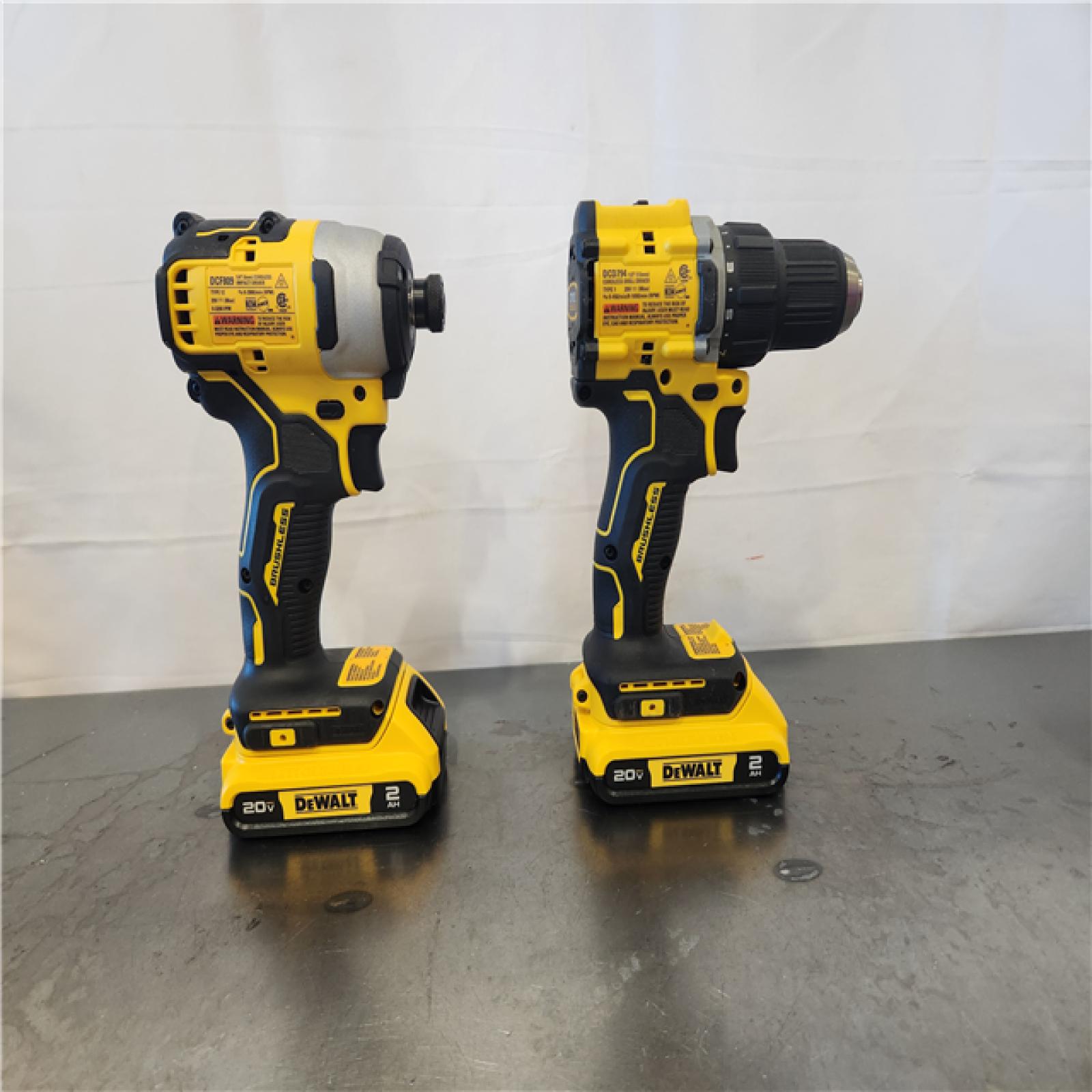 AS-IS- DEWALT ATOMIC 20-Volt MAX Lithium-Ion Cordless Combo Kit