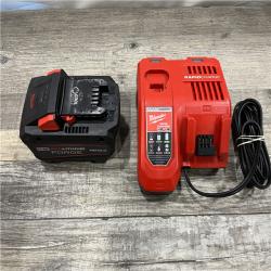 AS-IS Milwaukee 18-Volt Lithium-Ion REDLITHIUM FORGE Starter Kit with 12.0Ah Battery and Rapid Charger