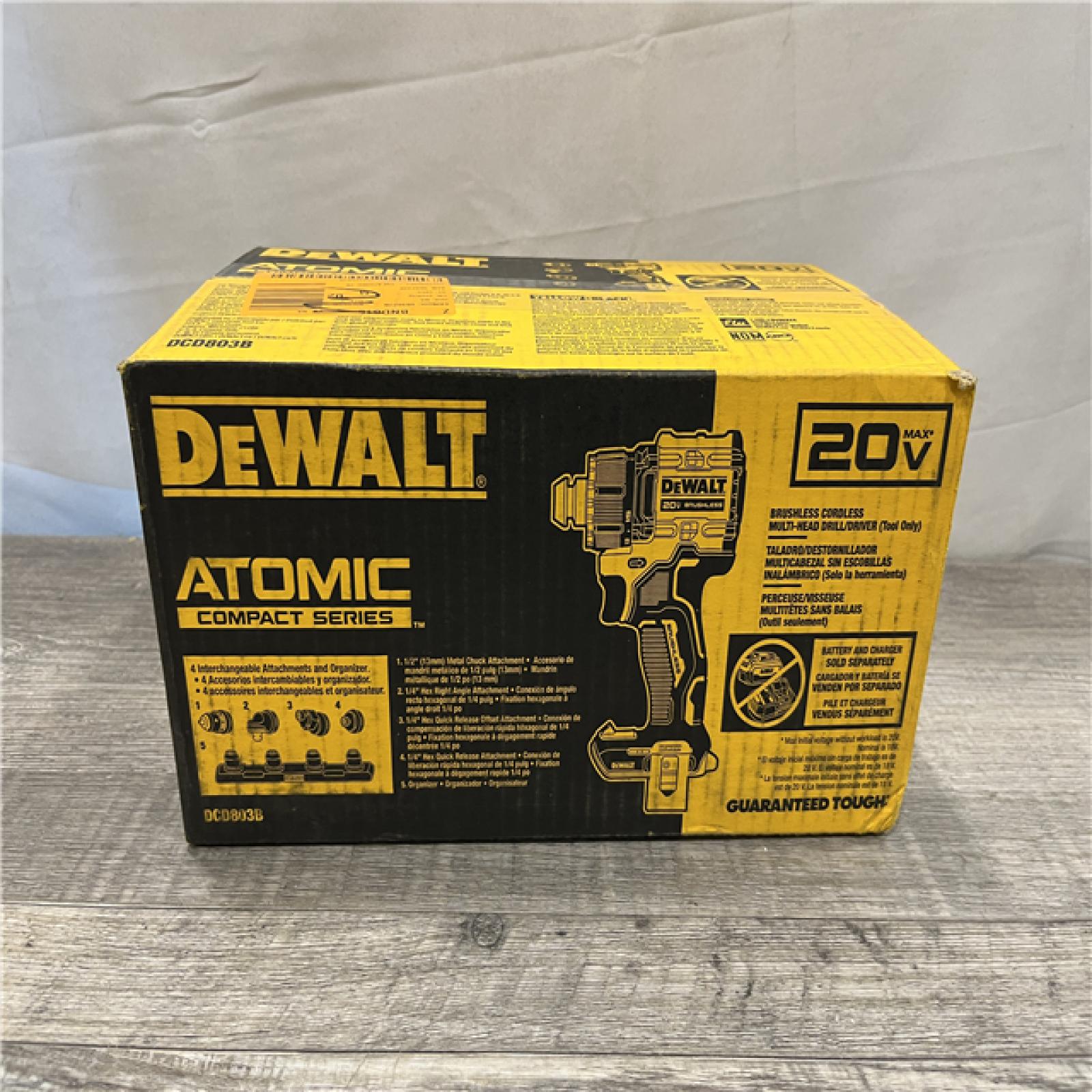 NEW - DEWALT ATOMIC 20V MAX 1/2 in. Multi-Head Drill Driver (Tool Only)