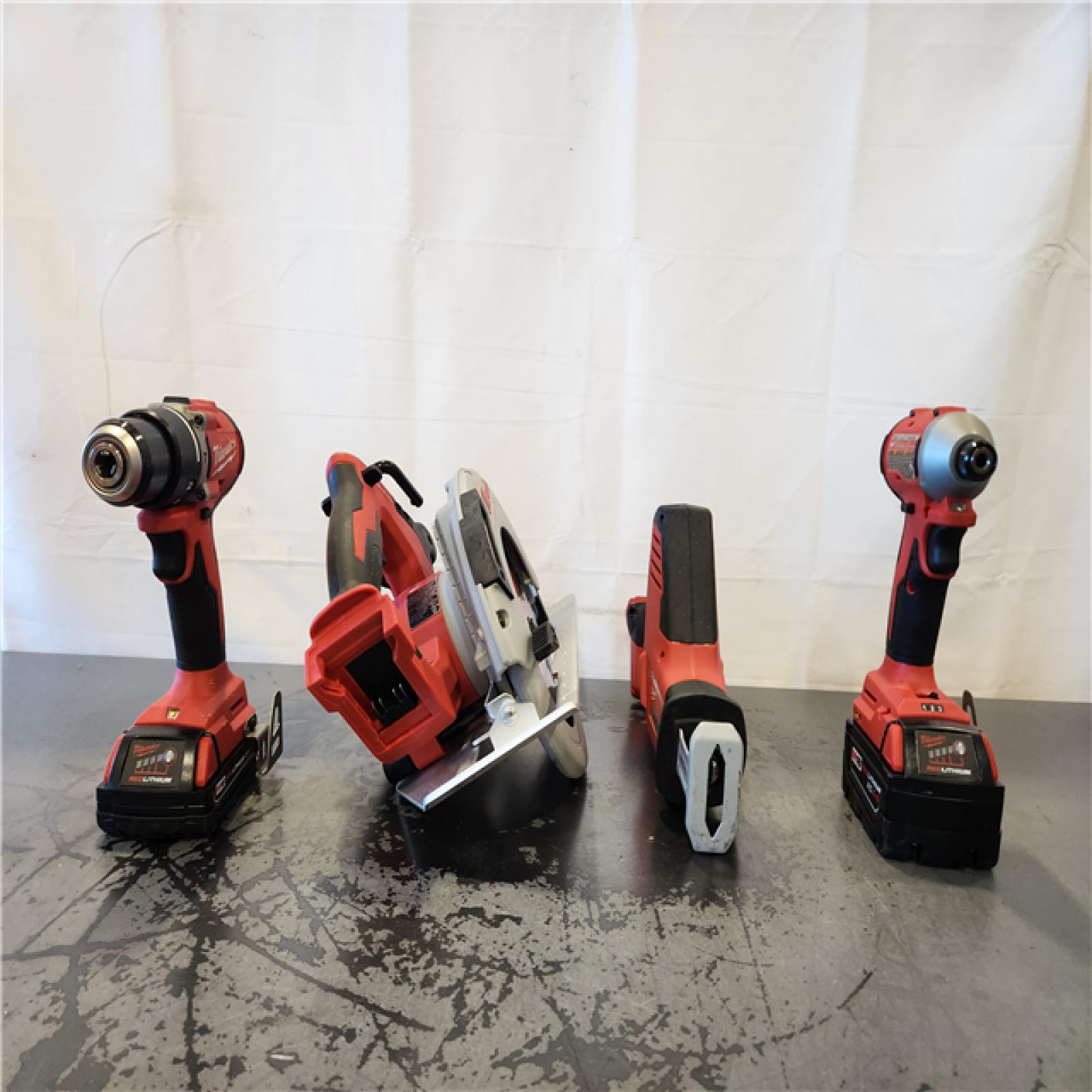 AS-IS- Milwaukee M18 4-Tool Combo Kit