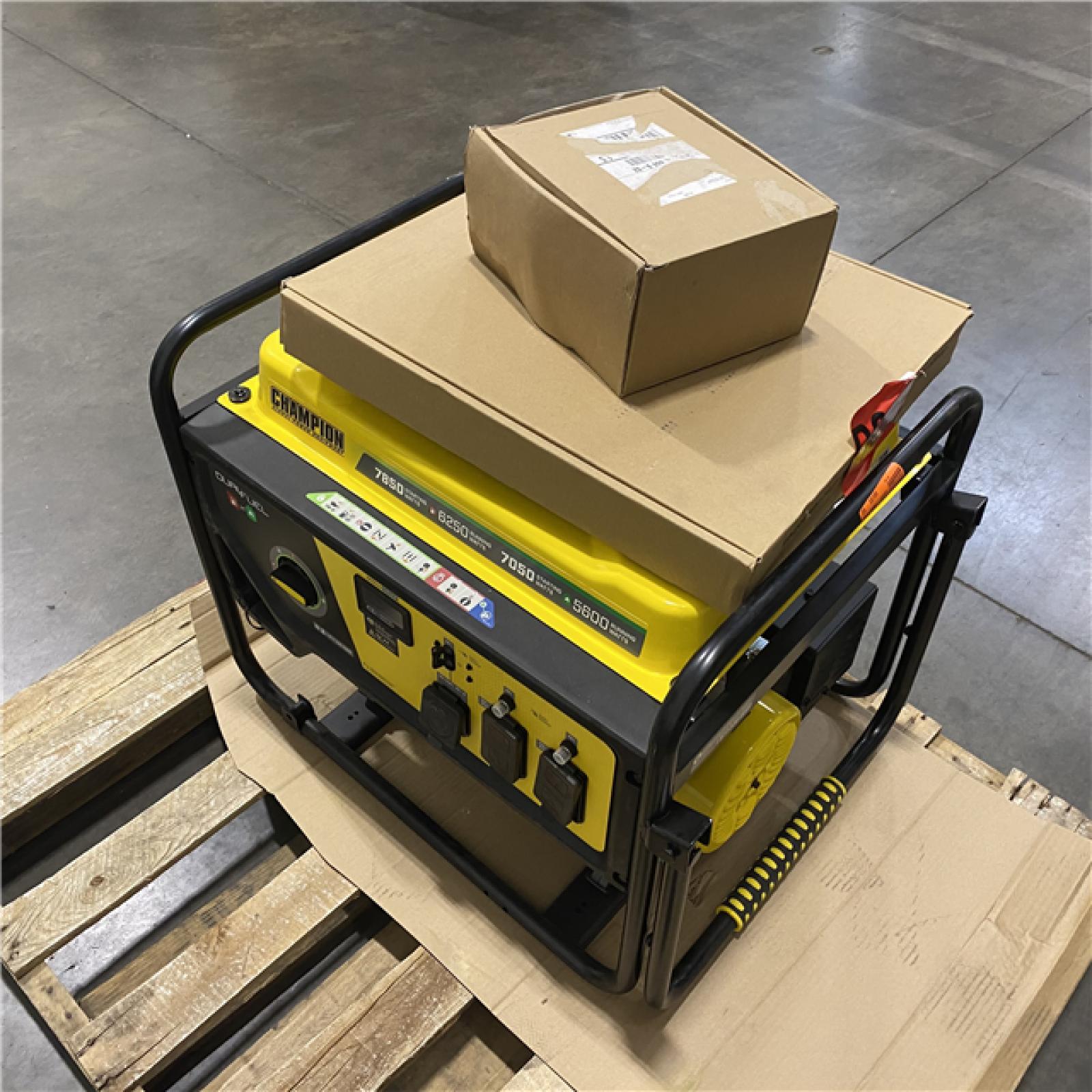 Dallas Location - As-Is Champion Power Equipment 7850/6250-Watt Fuel Portable Generator