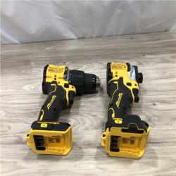 AS-IS DEWALT ATOMIC 20V MAX Lithium-Ion Cordless 2-Tool Combo Kit