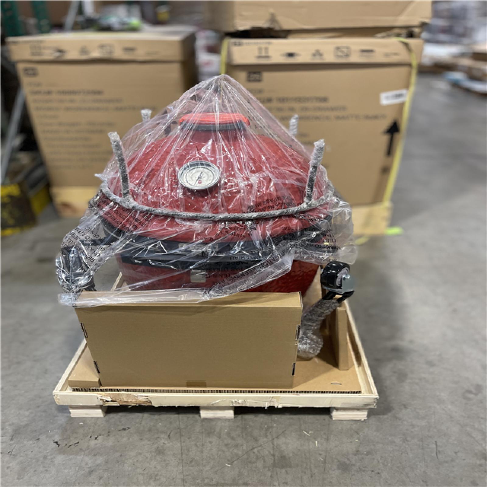 NEW Classic Joe II 18 in. Charcoal Grill in Red with Cart  Side Shelves  Grate Gripper  and Ash Tool