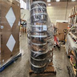 Phoenix Location 26 in. Dia x 17.5 in. H White Oak Wood Whiskey Barrel Pallet (18 Barrels)