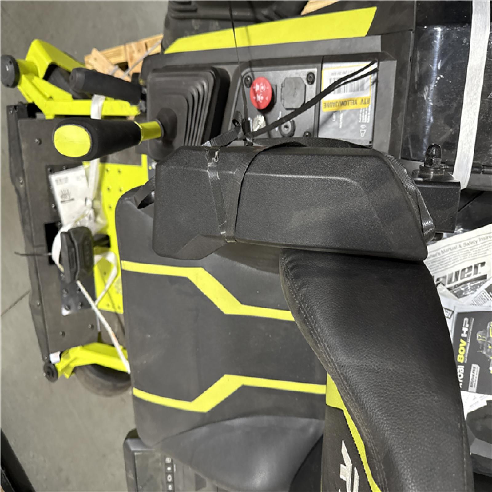 California AS-IS Ryobi 80V HP 742Li Riding Mower