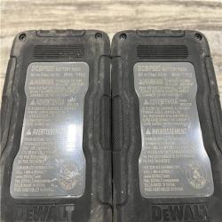 AS-IS DEWALT 20V MAX XR POWERSTACK Lithium-Ion 5.0Ah Battery (2 -Pack)