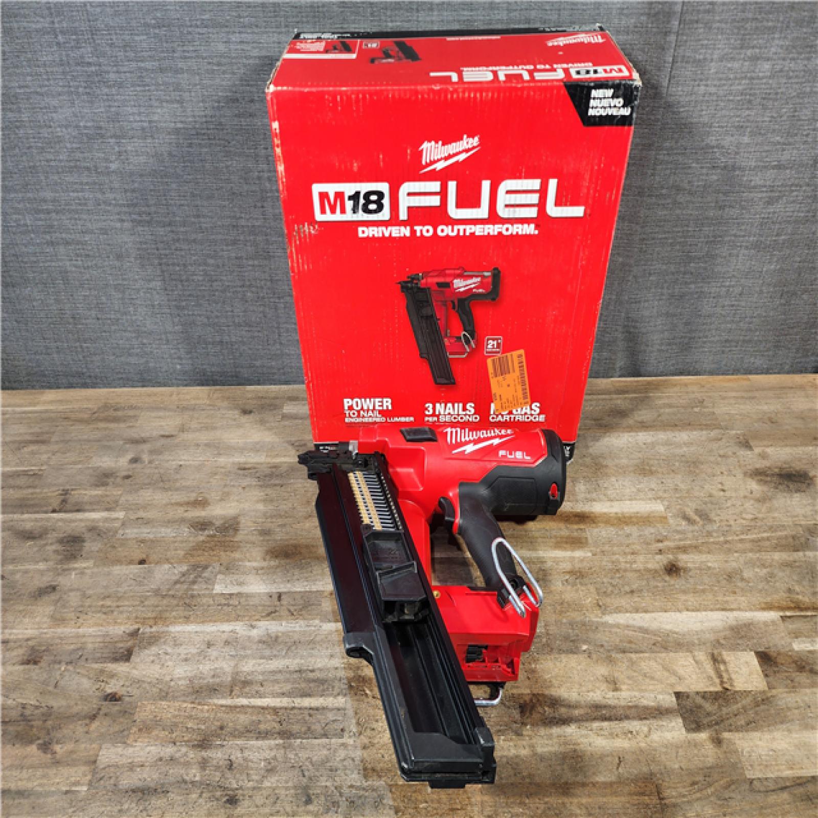 HOUSTON LOCATION - AS-IS Milwaukee 2744-20 M18 FUEL 3-1/2 in. 18V 21-Degree Lithium-Ion Brushless Cordless Framing Nailer (Tool-Only)