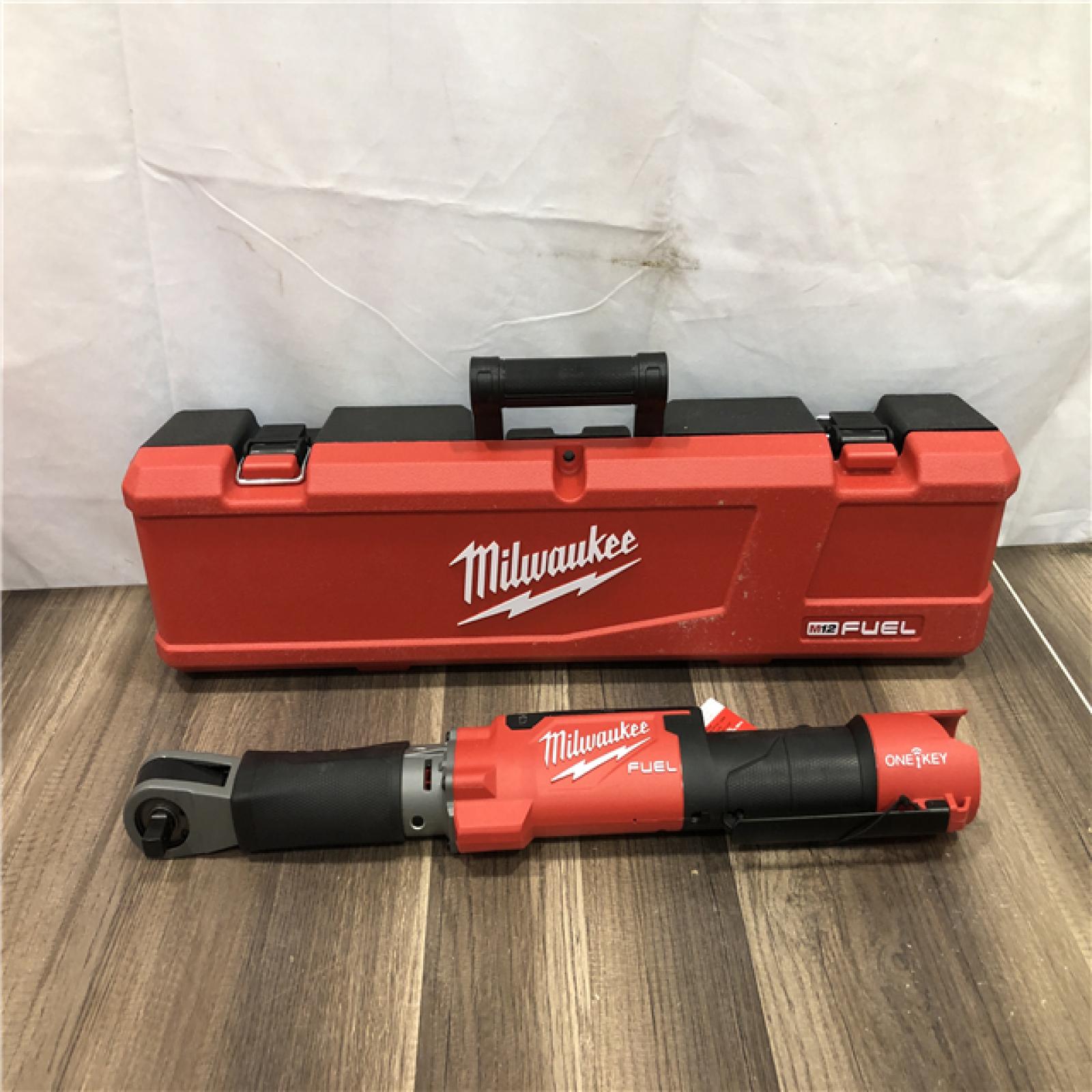 AS-IS Milwaukee FUEL One-Key 12-Volt Lithium-Ion Brushless Cordless 1/2 in. Digital Torque Wrench (Tool-Only)