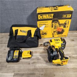 HOUSTON LOCATION - AS-IS DEWALT Roofing Nailer Cordless Kit w/ Battery & Charger