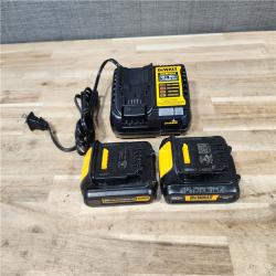 HOUSTON LOCATION - AS-IS DEWALT 2 TOOL COMBO KIT W/ (2) BATTERY & CHARGER