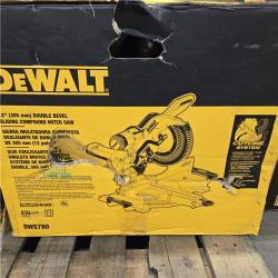AS-IS DEWALT 12 Double Bevel Sliding Compound Miter Saw