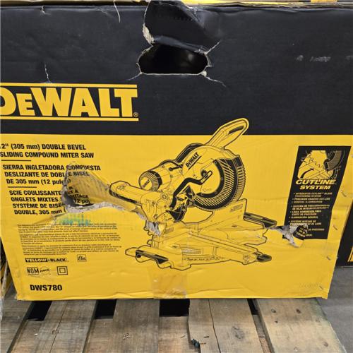 AS-IS DEWALT 12 Double Bevel Sliding Compound Miter Saw