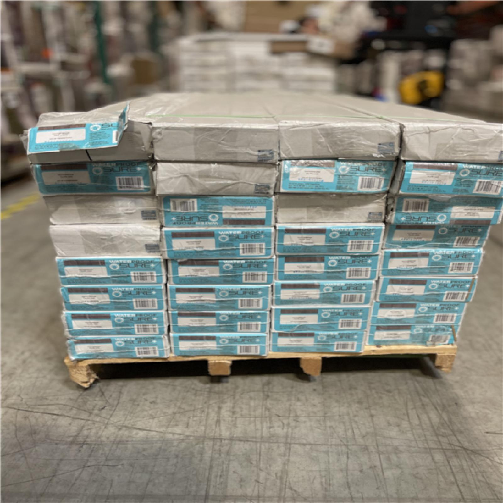 DALLAS LOCATION - Sure+ Taupe Oak White Oak 1/4 in. T x 6.5 in. W Click Lock Wire Brushed Engineered Hardwood Flooring - PALLET- (32 CASES)