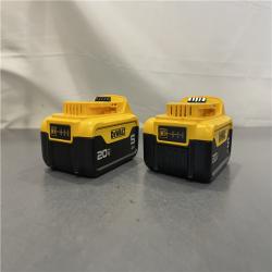 AS-IS - DEWALT 20V MAX XR Premium Lithium-Ion 5.0Ah Battery Pack (2 Pack)