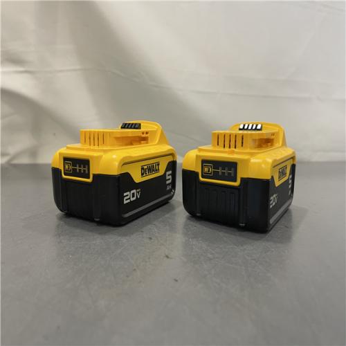 AS-IS - DEWALT 20V MAX XR Premium Lithium-Ion 5.0Ah Battery Pack (2 Pack)