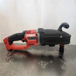 AS-IS- Milwaukee FUEL 18V Lithium-Ion Brushless Cordless GEN 2 SUPER HAWG 7/16 in. Right Angle Drill (Tool-Only)