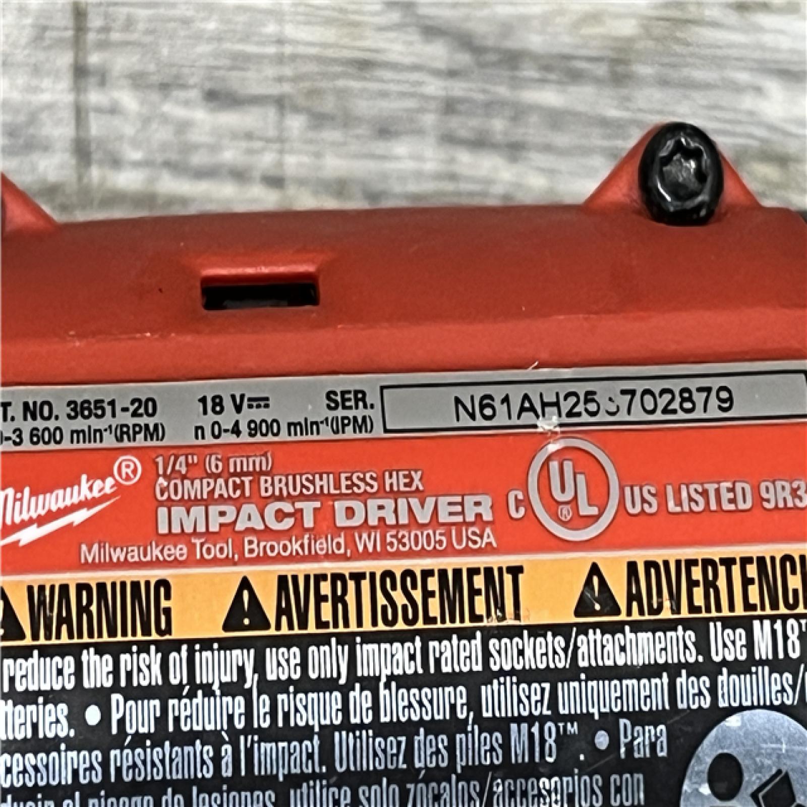 AS-IS Milwaukee 18-Volt Lithium-Ion Brushless Cordless Compact Hammer Drill/Impact Combo Kit