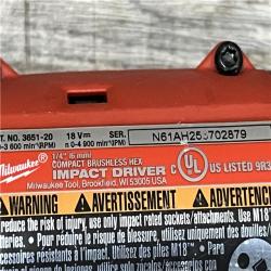 AS-IS Milwaukee 18-Volt Lithium-Ion Brushless Cordless Compact Hammer Drill/Impact Combo Kit