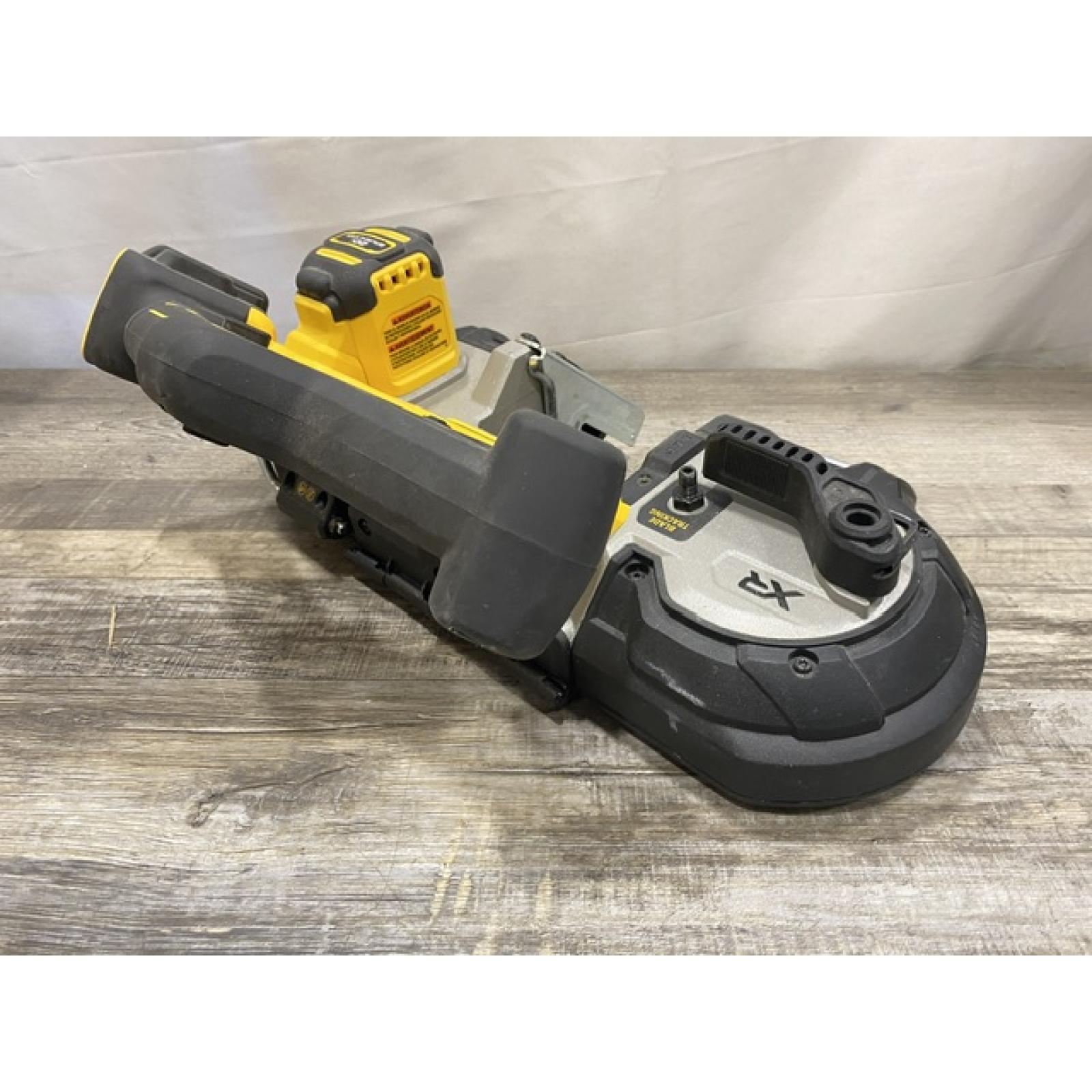 AS-IS DEWALT 20-Volt MAX 3-3/8 in. Cordless Brushless Bandsaw (Tool-Only)