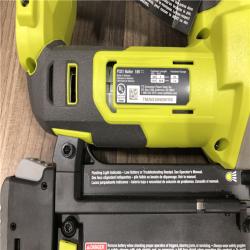 AS-IS RYOBI ONE+ 18V 18-Gauge Cordless AirStrike Brad Nailer (Tool Only)