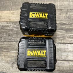 AS-IS DEWALT 20V MAX Lithium-Ion 6.0Ah and 4.0Ah Battery and Charger Starter Kit