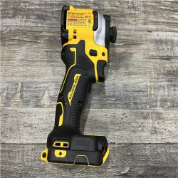 AS-IS DEWALT ATOMIC 20V MAX Lithium-Ion Cordless 1/4 in. Brushless Impact Driver Kit