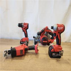 AS-IS- Milwaukee M18 4-Tool Combo Kit