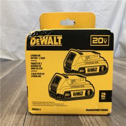 NEW- DEWALT 20V MAX Lithium-Ion 2. 0Ah Battery (2-Pack)