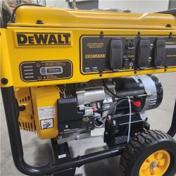 Dallas Location - As-Is DEWALT 10000 / 8000-Watt  Gas Powered Portable Generator-DXGNR8000