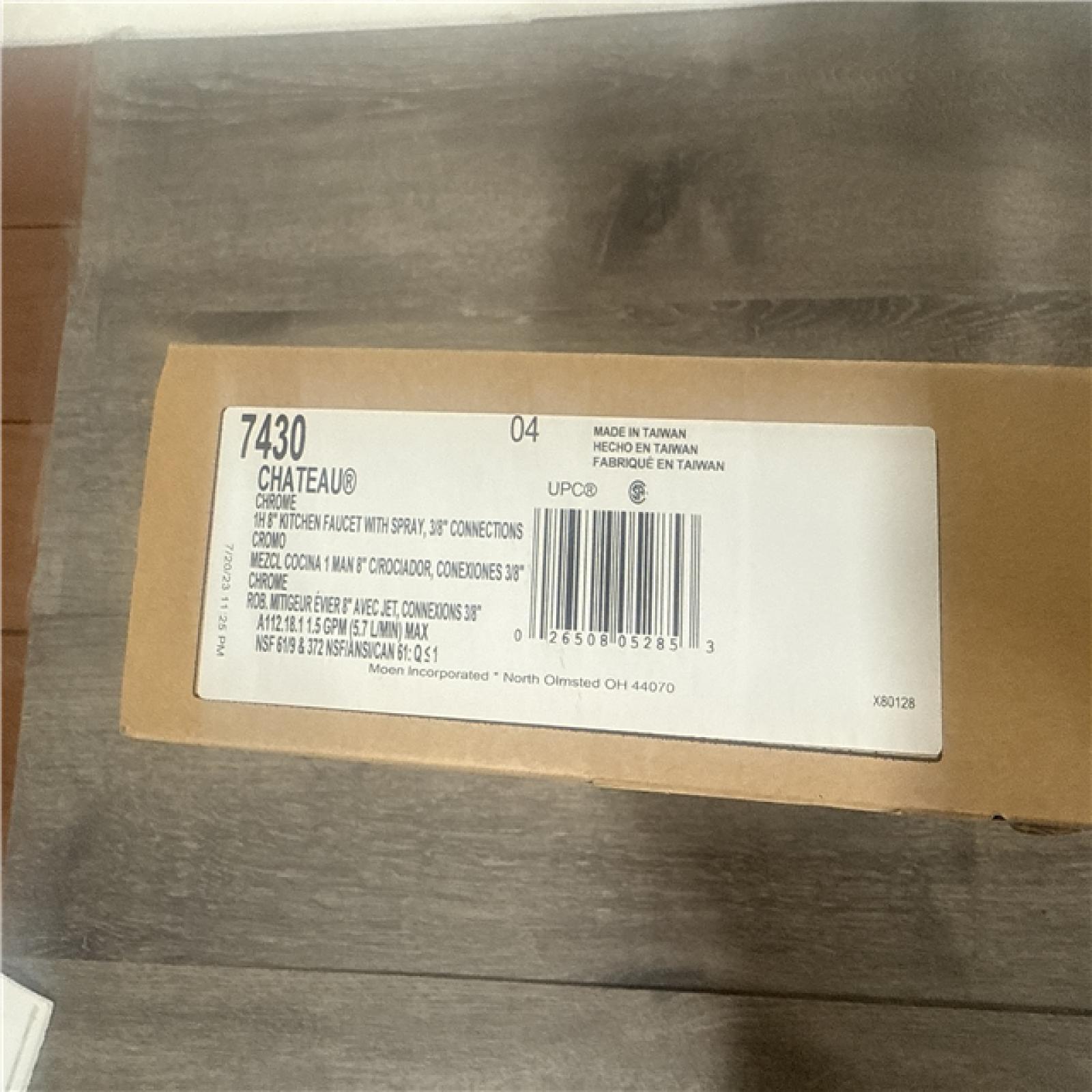 California AS-IS Moen One-Handle Kitchen Faucet