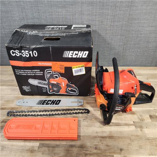 HOUSTON LOCATION - AS-IS Echo-CS-3510-16AA Professional Gas Rear Handle Chain Saw with 16in. Bar 34.4cc