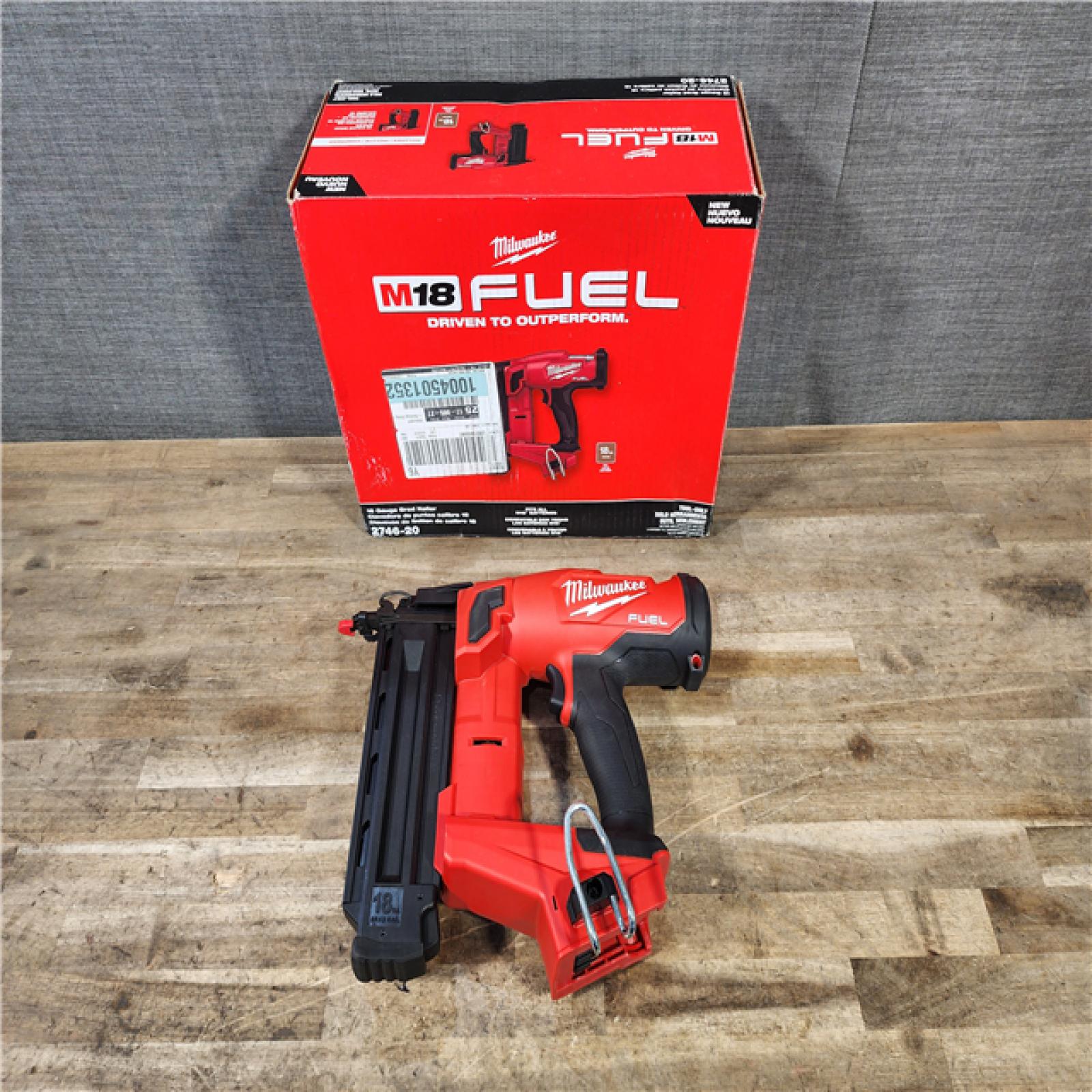 HOUSTON LOCATION - AS-IS Milwaukee FUEL 18-Volt Lithium-Ion Brushless Cordless Gen II 18-Gauge Brad Nailer (Tool-Only)