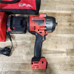 HOUSTON LOCATION - AS - IS Milwaukee FUEL 18V Lithium-Ion Brushless Cordless 1/2 in. Impact Wrench w/Friction Ring Kit