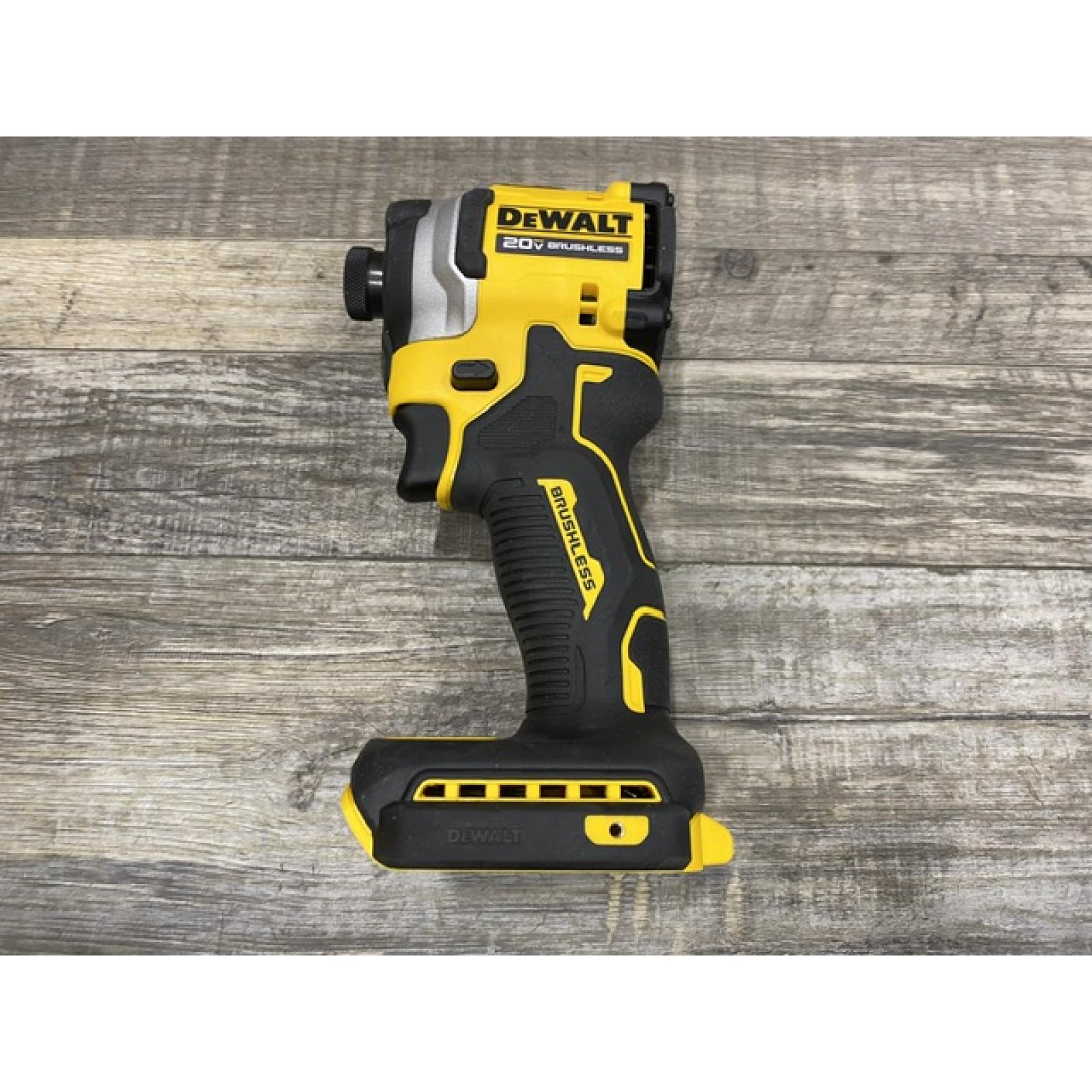 AS-IS DEWALT ATOMIC 20V MAX Lithium-Ion Cordless 1/4 in. Brushless Impact Driver Kit