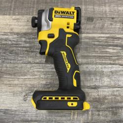 AS-IS DEWALT ATOMIC 20V MAX Lithium-Ion Cordless 1/4 in. Brushless Impact Driver Kit