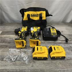 AS-IS DEWALT ATOMIC 20-Volt MAX Lithium-Ion Cordless Combo Kit