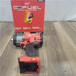 AS-IS  Milwaukee M18 FUEL 18V Lithium-Ion Brushless Cordless 1/2 in. Impact Wrench with Friction Ring (Tool-Only)