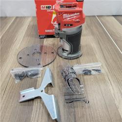 AS-IS Milwaukee 2723-20 M18 FUEL 18V Cordless Li-Ion Compact Router - Bare Tool