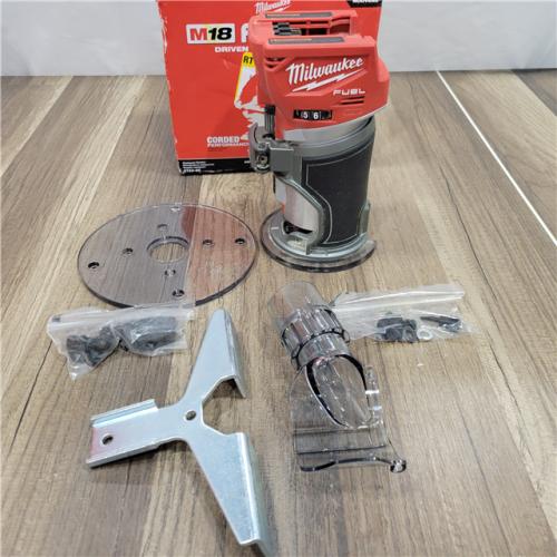 AS-IS Milwaukee 2723-20 M18 FUEL 18V Cordless Li-Ion Compact Router - Bare Tool