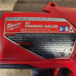 HOUSTON LOCATION - AS-IS Milwaukee FUEL 3-1/2 in. 18-Volt 30-Degree Lithium-Ion Brushless Cordless Framing Nailer (Tool-Only)