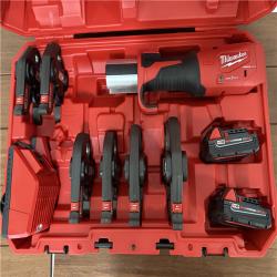 California AS-IS Milwaukee Forcelogic M18 Press Tool Kit  Includes (2) Batteries  Charger and Hard Case; Appears in Like New Condition