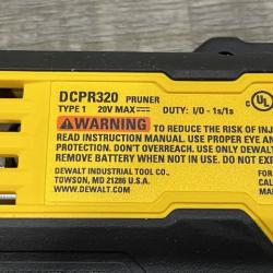 AS-IS DEWALT 20V MAX Cordless Battery Powered Pruner Kit