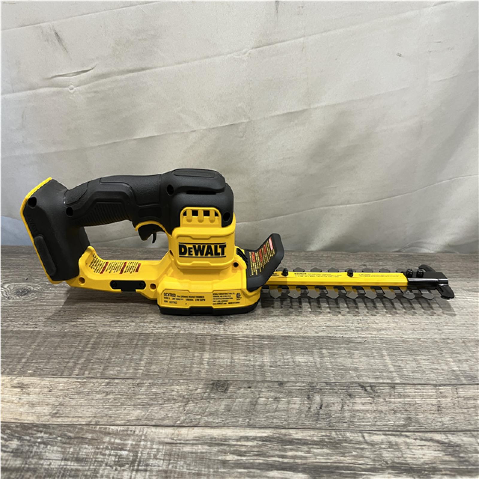 AS-IS DEWALT 20V 8 in. Compact Cordless Hedge Trimmer (Tool-Only)